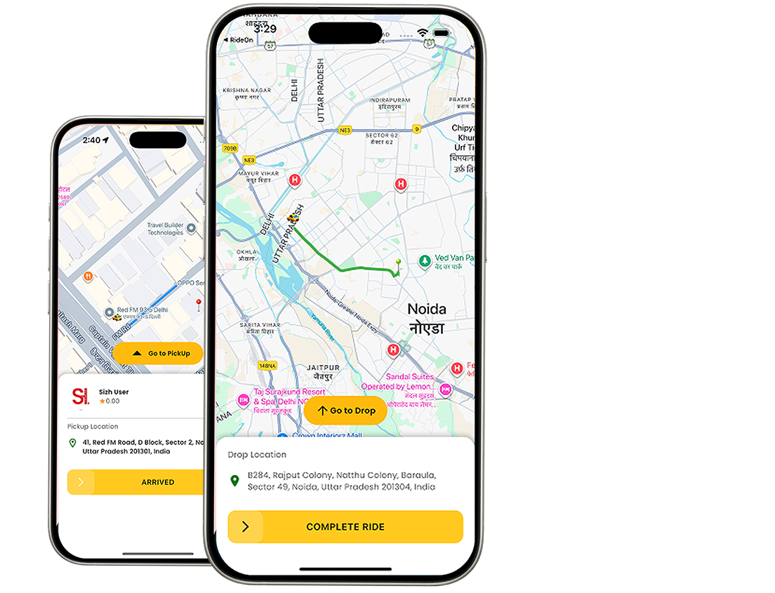 RideOn Driver App